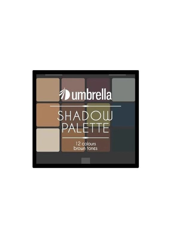 Палетка тіней для повік 12 літніх відтінків, тон С Umbrella shadow palette с summer tones 12 (290277990)