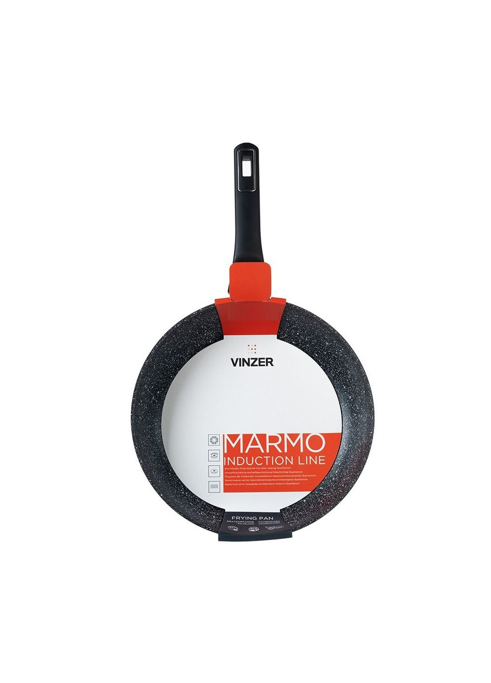 Сковорода з антипригарним покриттям Marmo Induction Line 26 см (50417) Vinzer (334007510)