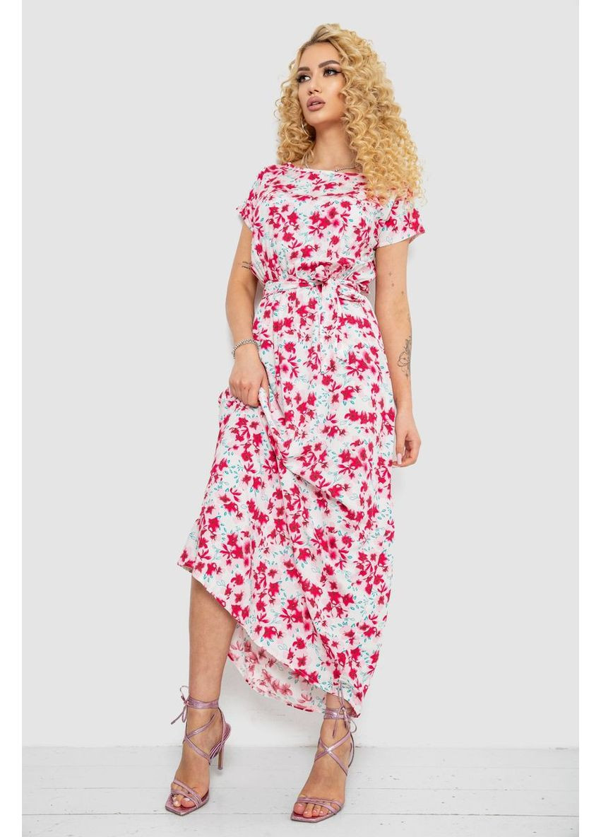 Комбинированное повседневный платье с принтом, 214r0228-8 Ager