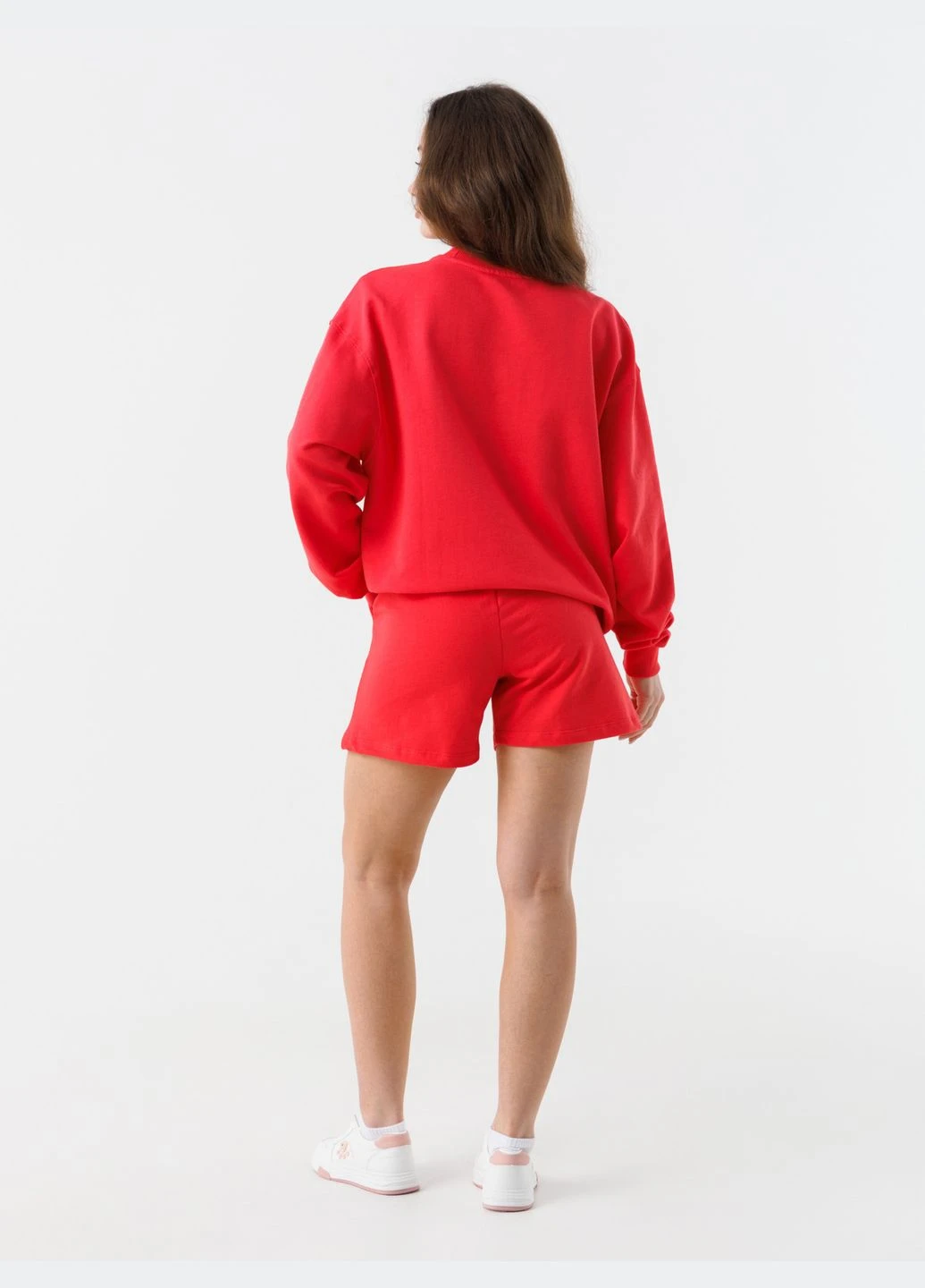 Кораловий світшот однотонний жіночий fu-01-k (2000990402714d) shop (2000990402714) PEPPER MINT (315988466)