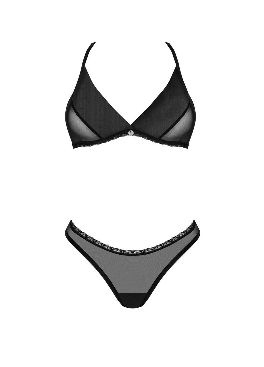 Чорний демісезонний комплект latinesa 2-pcs set m/l Obsessive