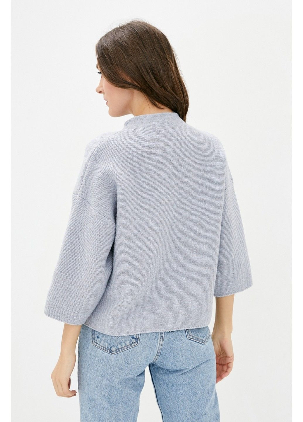 Светло-серый зимний джемпер jw857 Sewel