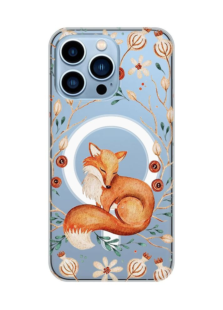 Магнітний чохол на iPhone 13 Pro Max із підтримкою MagSafe Лисичка (принт 420) Creative (368775095)