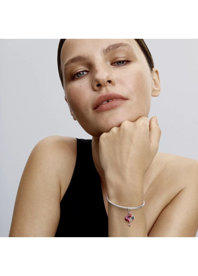 Серебряный Шарм Пандора "Ты – настоящая находка" 793676C01 Kabluchka (355347241)