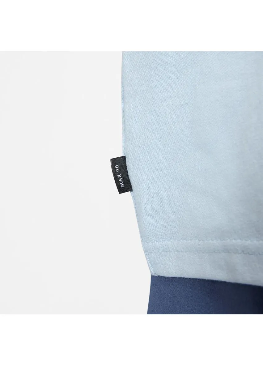 Голубая футболка sw premium essential light blue do7392-441 Nike