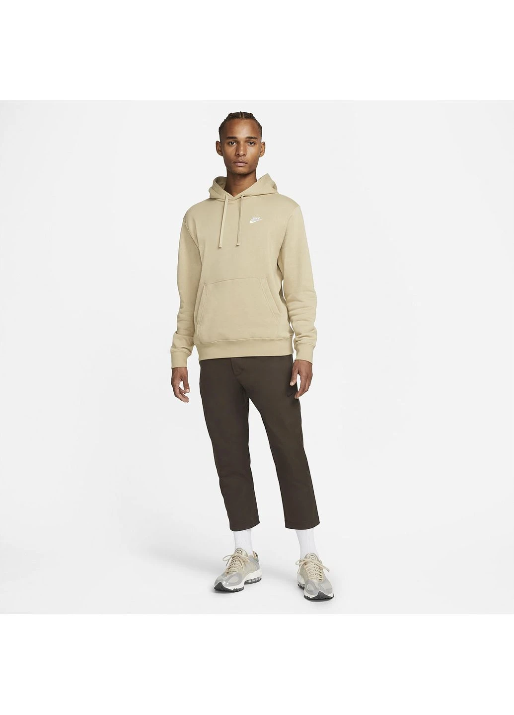 Худі Sportswear Club Fleece Beige BV2654-250 Nike (397854358)