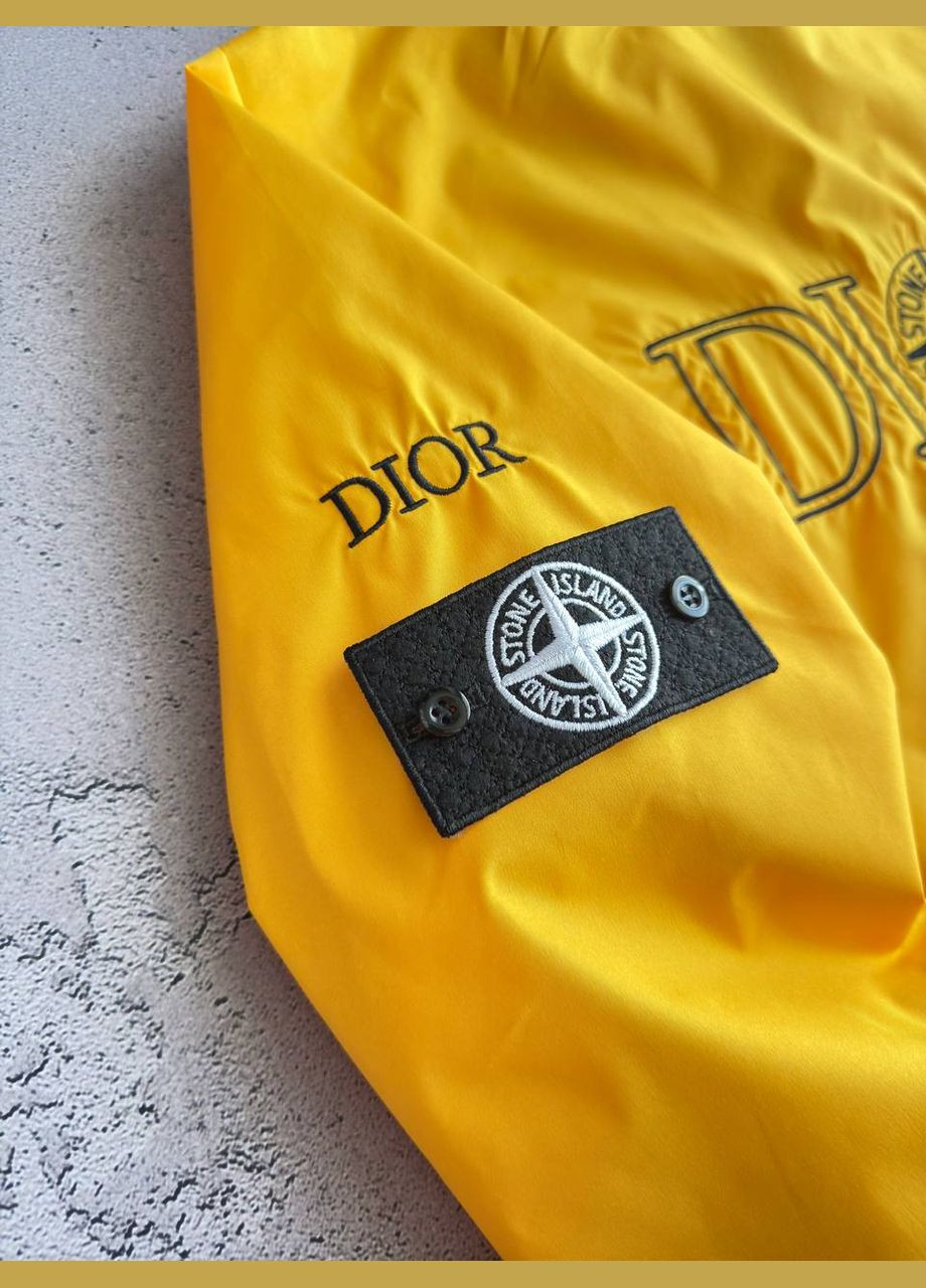 Жовта демісезонна вітровка No Brand