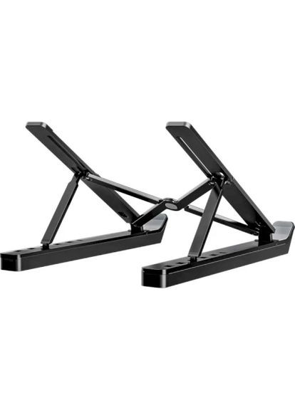 Підставка для ноутбука до 15.6" LS320HUB, Grey, USB 2.0 хаб: 1xType-C / 2xUSB, алюміній, 6 рівнів висоти OfficePro (370618304)