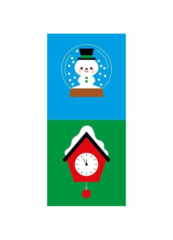 Мозаїка з наліпок для малюків "Санта" 166068, 8 сторінок Ranok Creative (366421394)