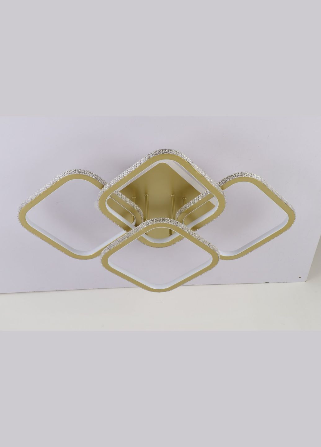 Люстра светодиодная акриловая V K291394+1 GD с пультом Valeso (293516314)