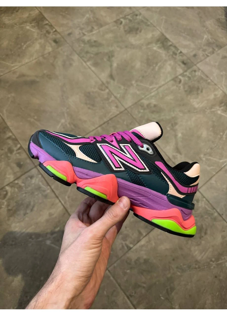 Фиолетовые демисезонные кроссовки мужские new balance 9060 purple acid нью беланс 9060 фиолетовые No Brand