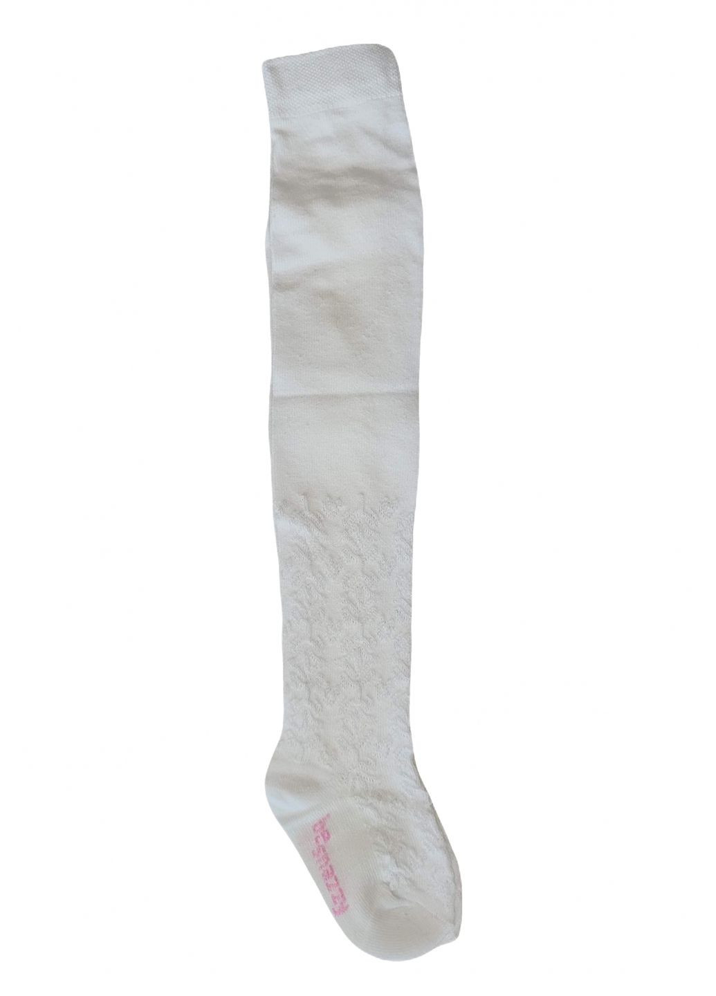 Колготки трикотаж ажурні для дівчинки RA-07-9 білий Be Snazzy (299306993)