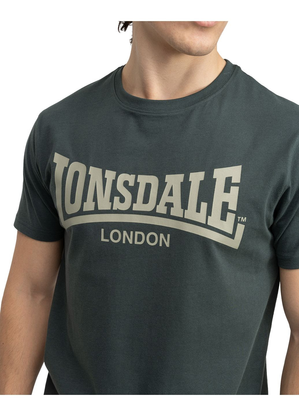 Зеленая футболка Lonsdale FULWOOD
