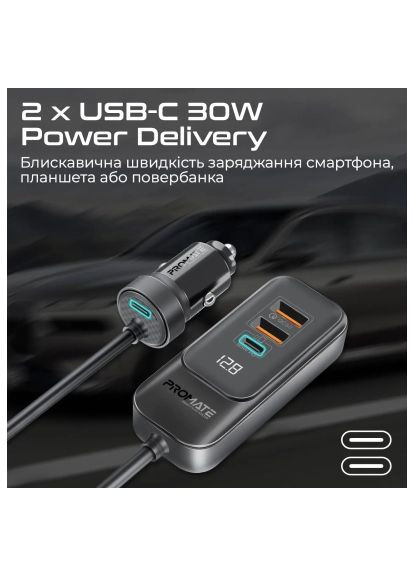 Зарядное устройство для Promate gearhub-120w.black (369879184)