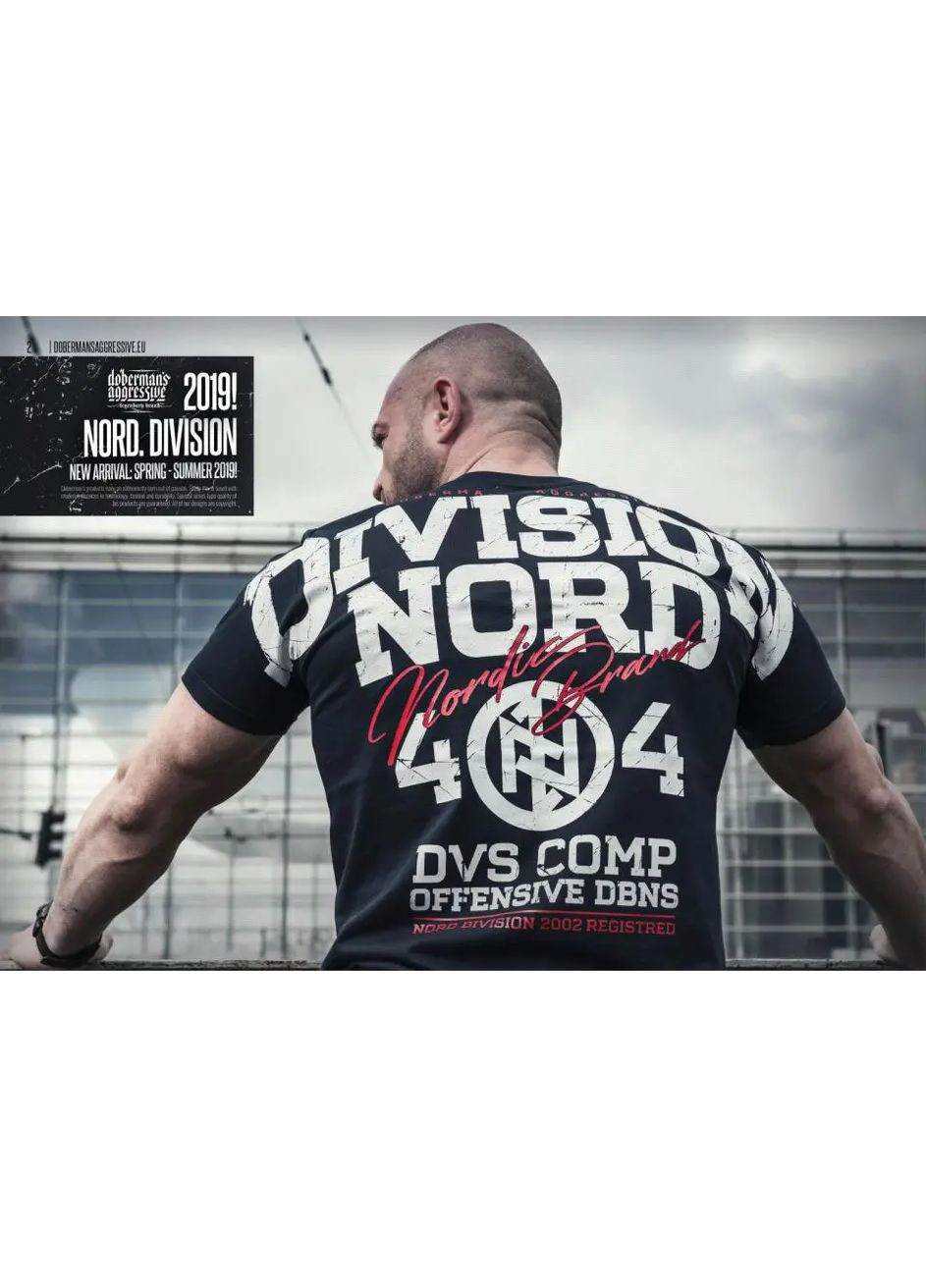 Чорна лонгслів nordic s201bk Dobermans Aggressive