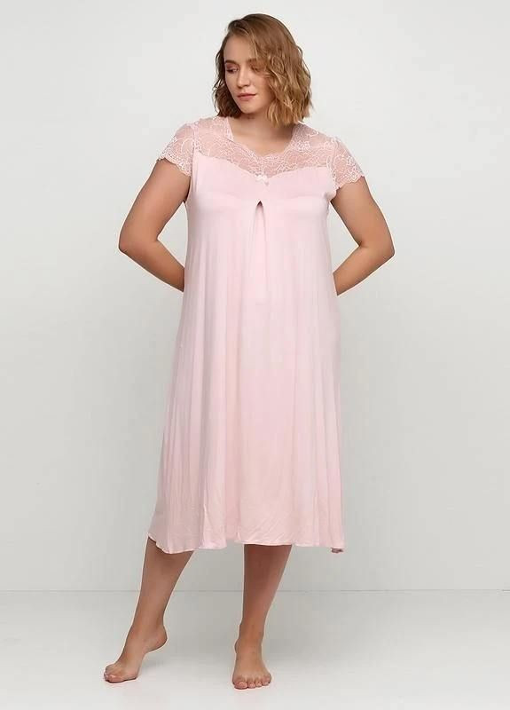 Светло-розовая домашний рубашка Cotpark