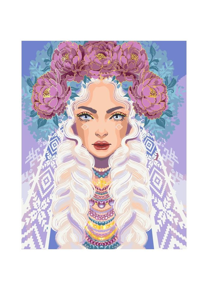 Картина за номерами "Пані Півонія" 10127-AC Art Craft (329438343)