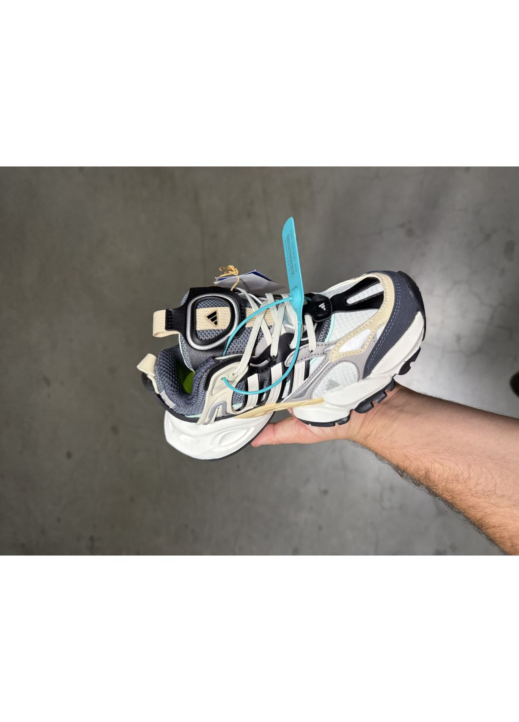 КРОССОВКИ ЖЕНСКИЕ ADIDAS VENTO XLG WHITE BLACK АДИДАС ВЕНТО XLG ДЕЛЮКС No Brand чёрные демисезоны (367173371)