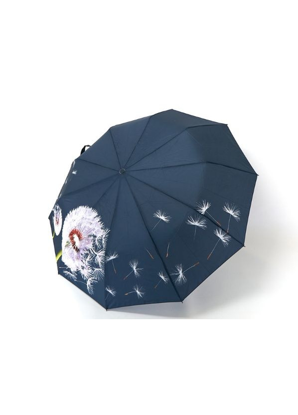 Синий зонт женский полуавтомат одуванчик bellissimo m638 на 10 карбонавых спиц одуванчики синий средний (360898343)