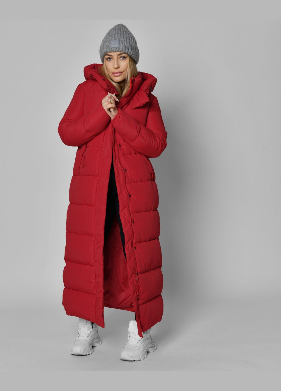Червоний зимній Пуховик X-Woyz