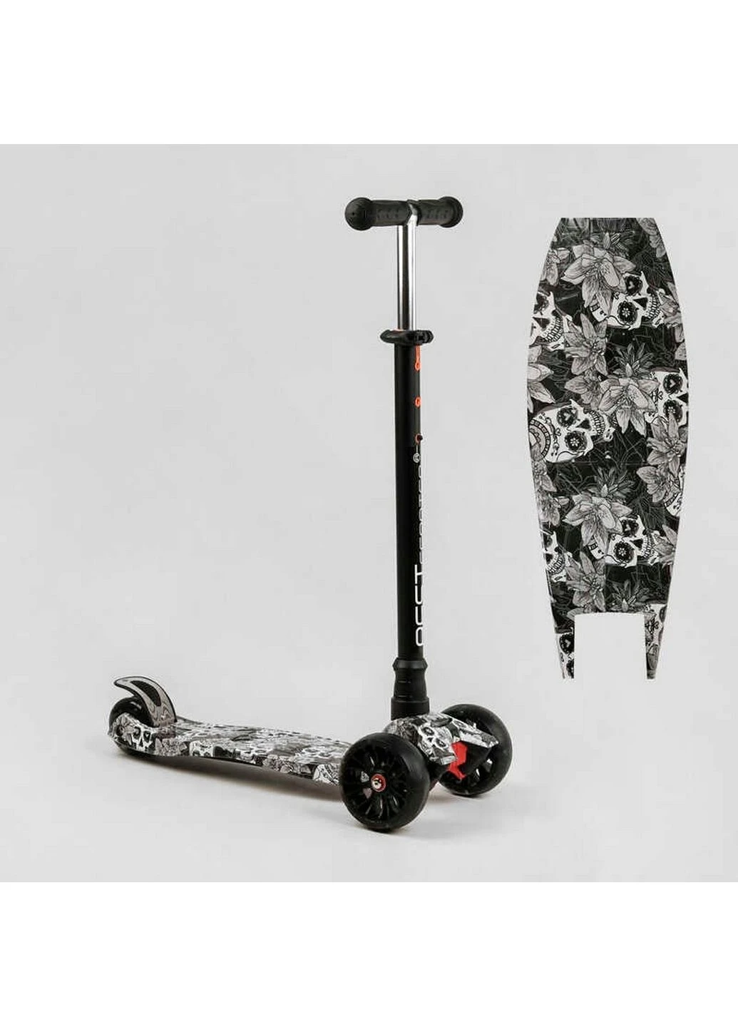 Самокат трехколесный 75,5-87х55,5х13 см Best Scooter (289459043)