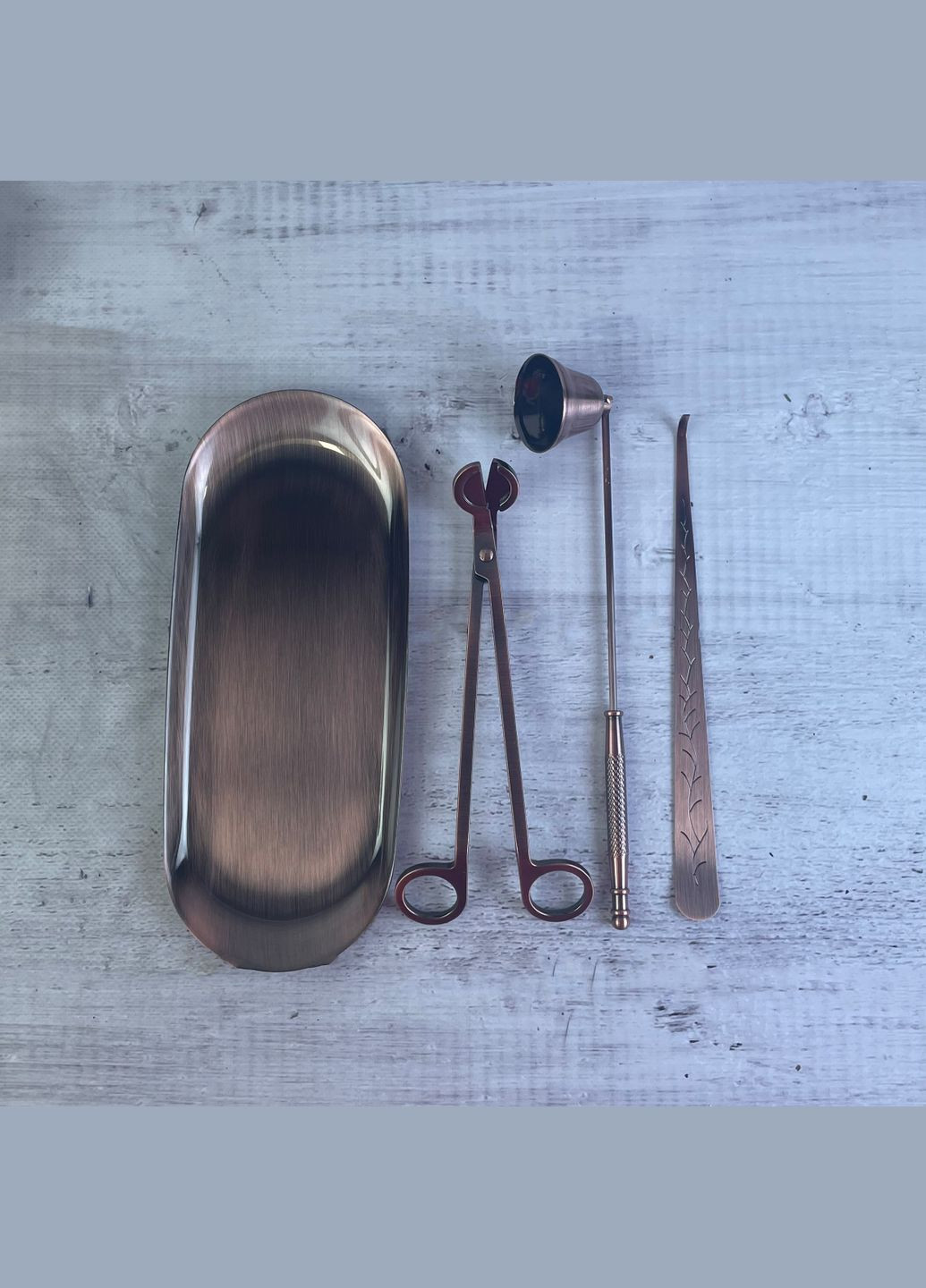 Набор аксессуаров для свечей античная бронза No Brand (322347690)