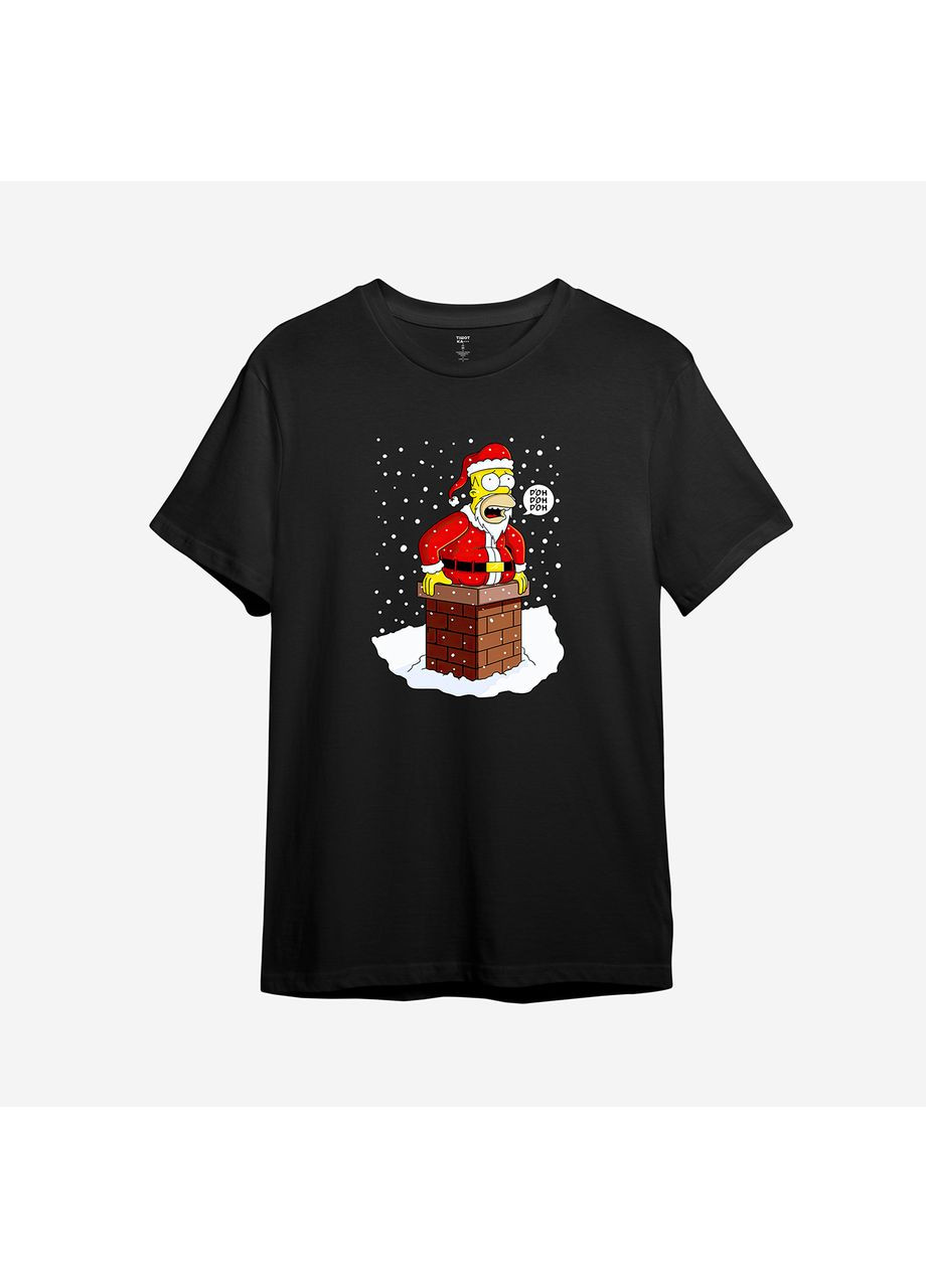 Новогодняя футболка с принтом "Gomer Simpson". Симпсоны (10611488192) ТiШОТКА - (368570600)