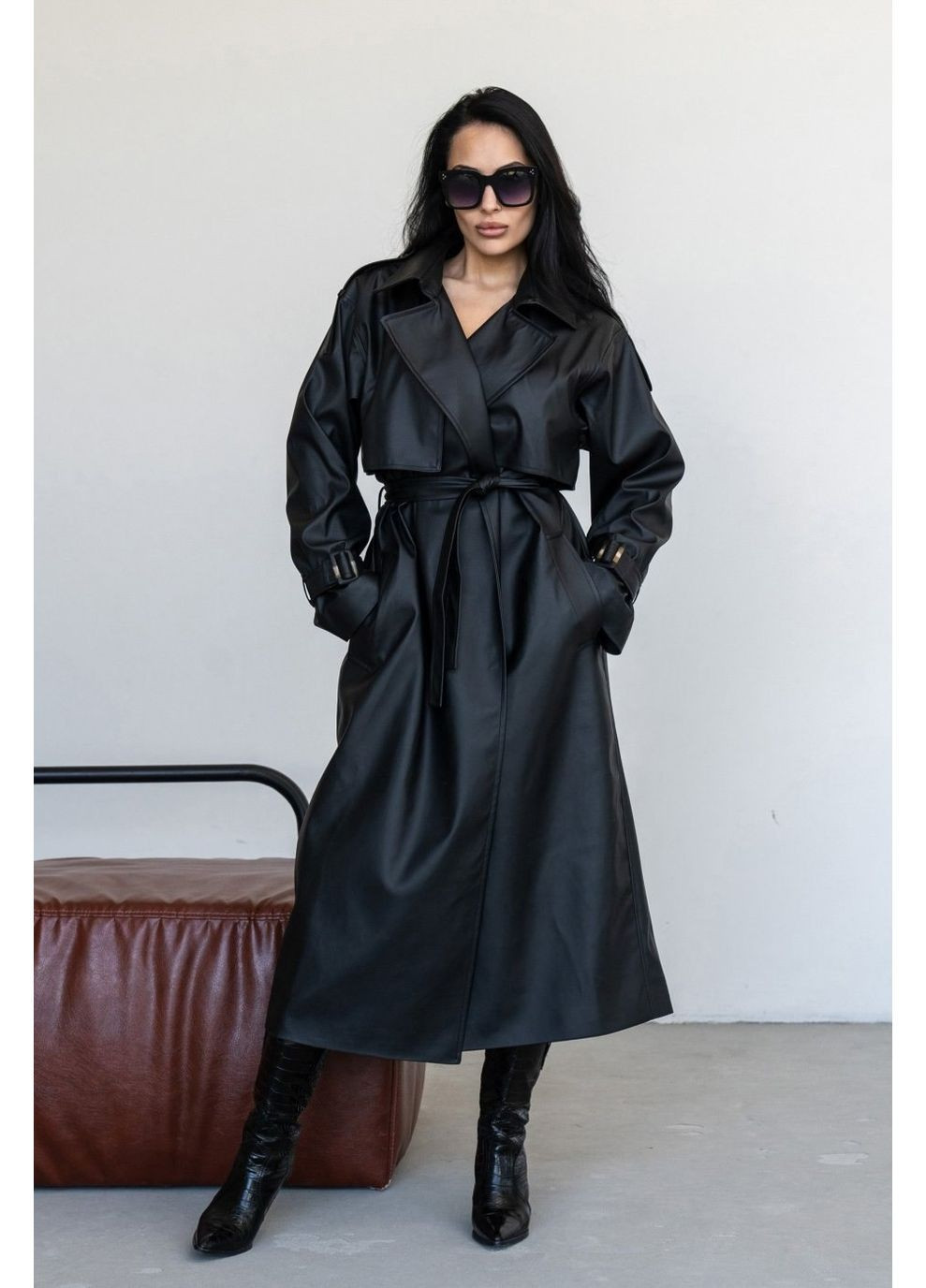 Тренч, колір Чорний Tales демісезон (367831632)
