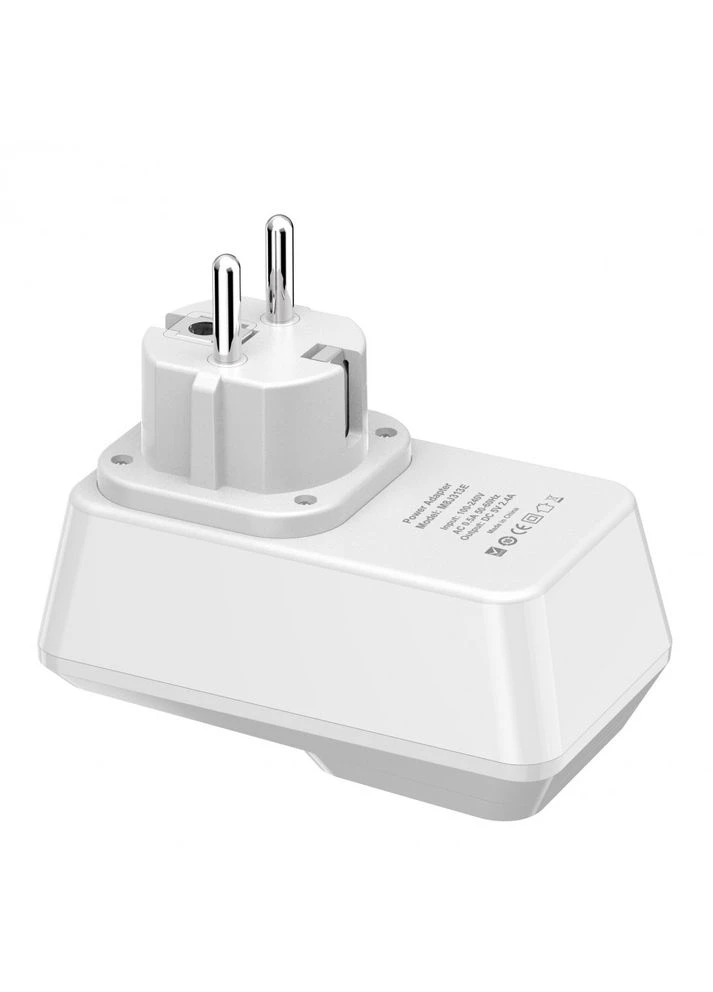 Блок живлення M8J313E - Timer Home Charger 2 USB 2.4A з підставкою BUDI (380076014)