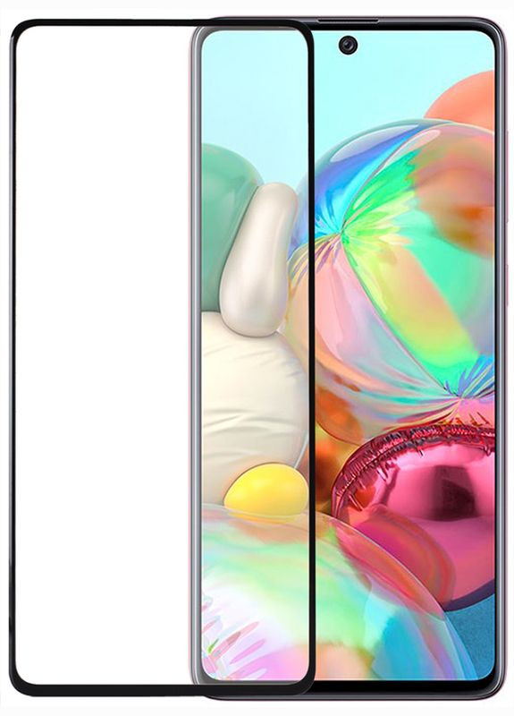 Защитное стекло 5D Full Cover Tempered Glass Samsung Galaxy A71 Black Toto (298994852)
