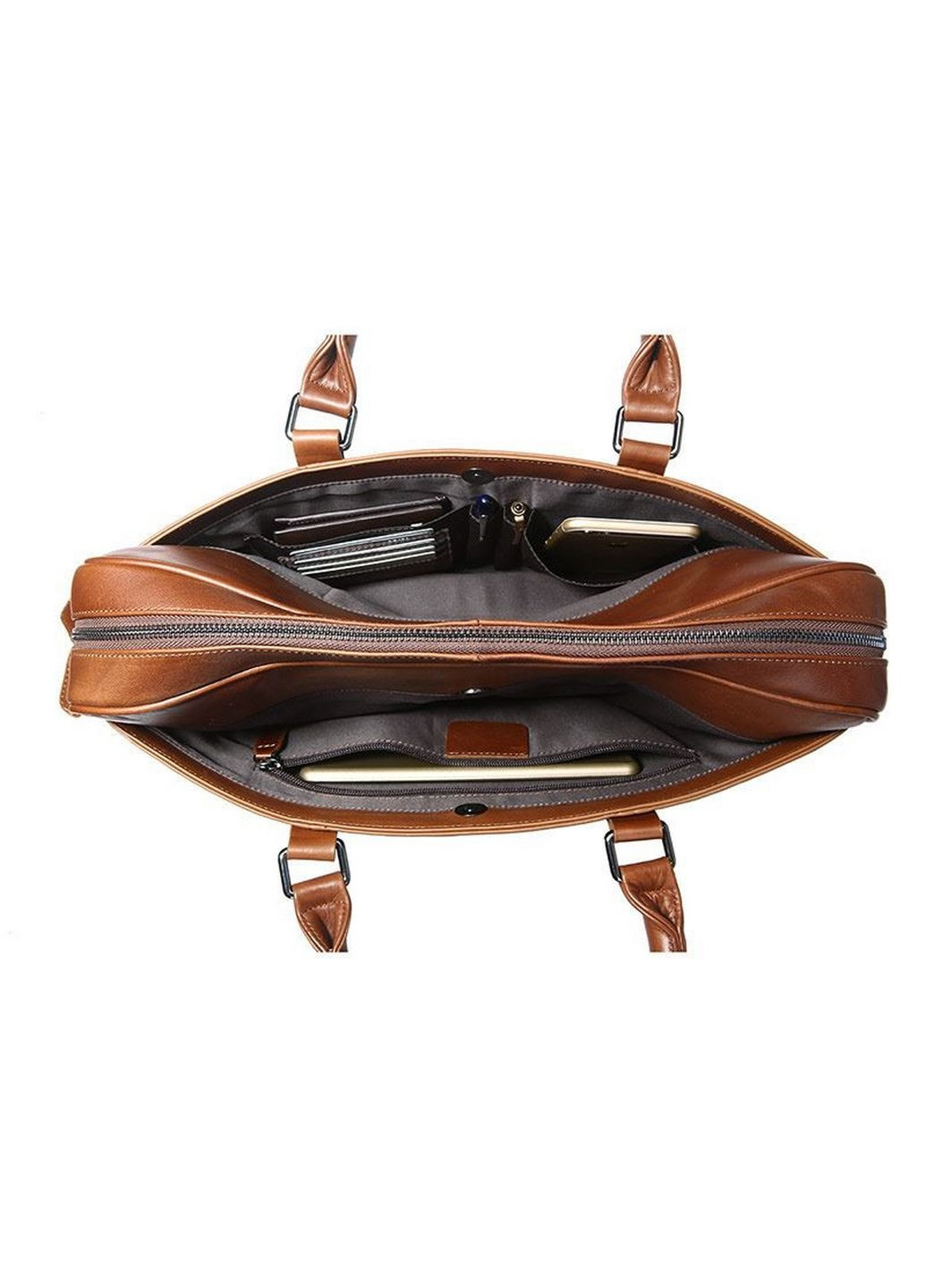 Чоловіча шкіряна сумка 42х7х29 см John McDee (315870082)