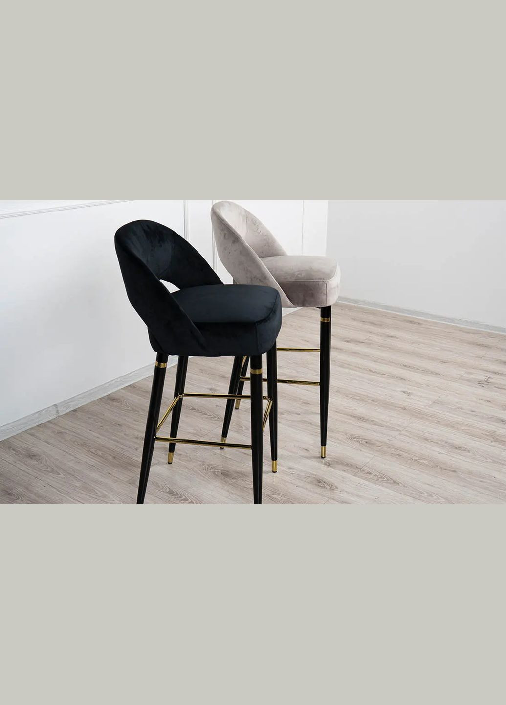 Стілець Фостер барний метал сидіння тканина 508x534x1016 Prestol (352267882)