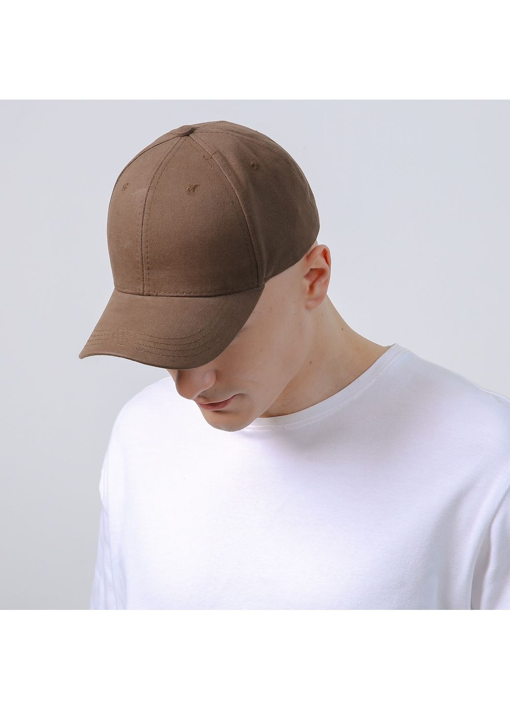 Бейсболка з регулятором чоловіча бавовна бежева ПАУЛО 745-681 LuckyLOOK 745-681М (323582300)