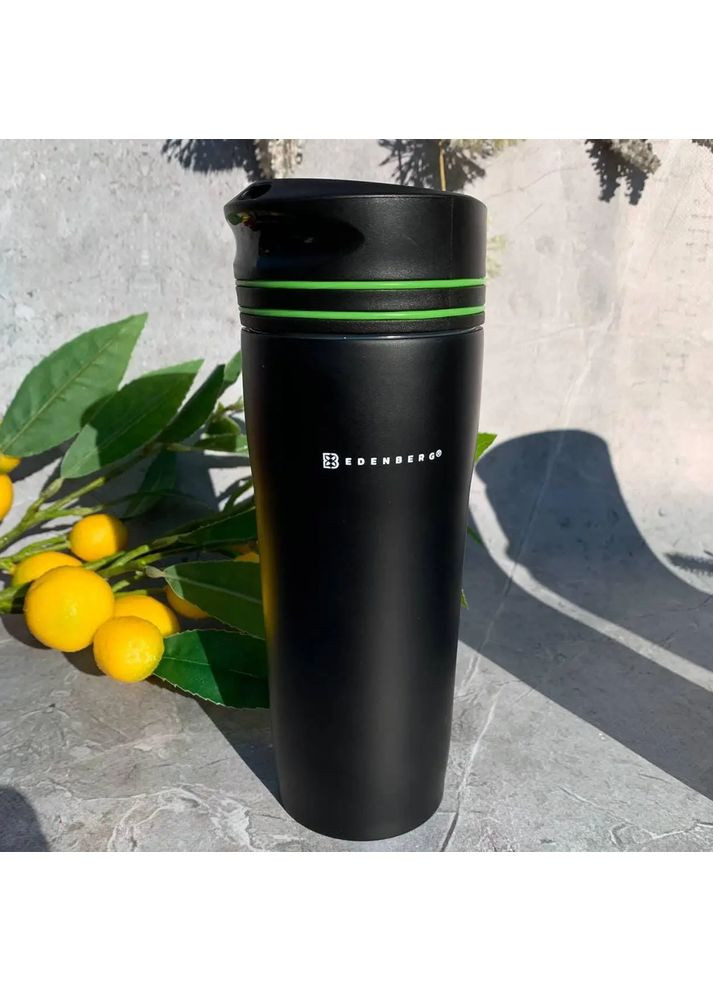 Термокружка вакуумная из нержавеющей стали 380 мл EB-643 зеленый Edenberg (360654563)