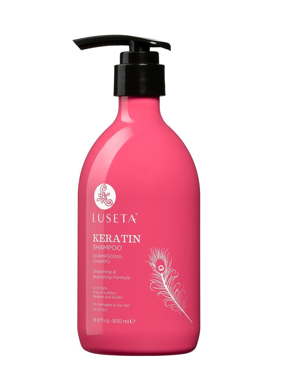 Шампунь для неслухняного волосся Beauty Keratin Shampoo, 500 мл Luseta (314904884)