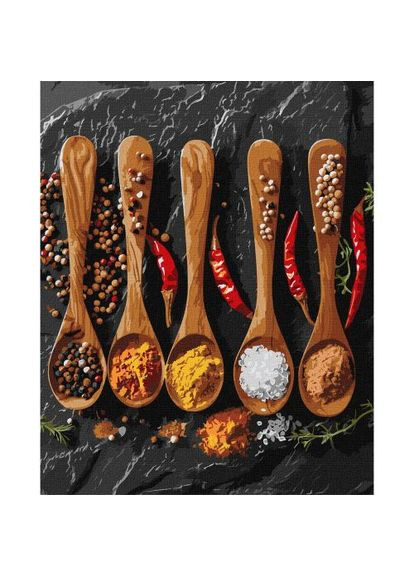 Картина за номерами "Різноманітні спеції" 40х50 см Ідейка (369786813)