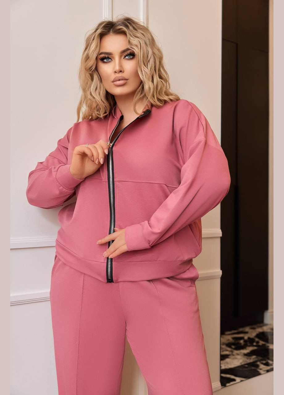 Жіночий прогулянковий костюм колір фрез New Trend (304989756)