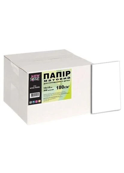Фотобумага, матовая, 180 г/м², A6 (10x15), 500 л (M180.F500N) M180.F500N NewTone (395343442)