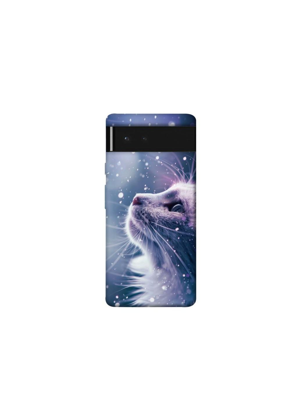 Чохол на Google Pixel 6 Snow cat Frontalka (346497214)