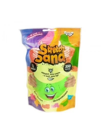 Кінетичний пісок "Stretch Sand" укр 350 г Danko Toys (318015732)