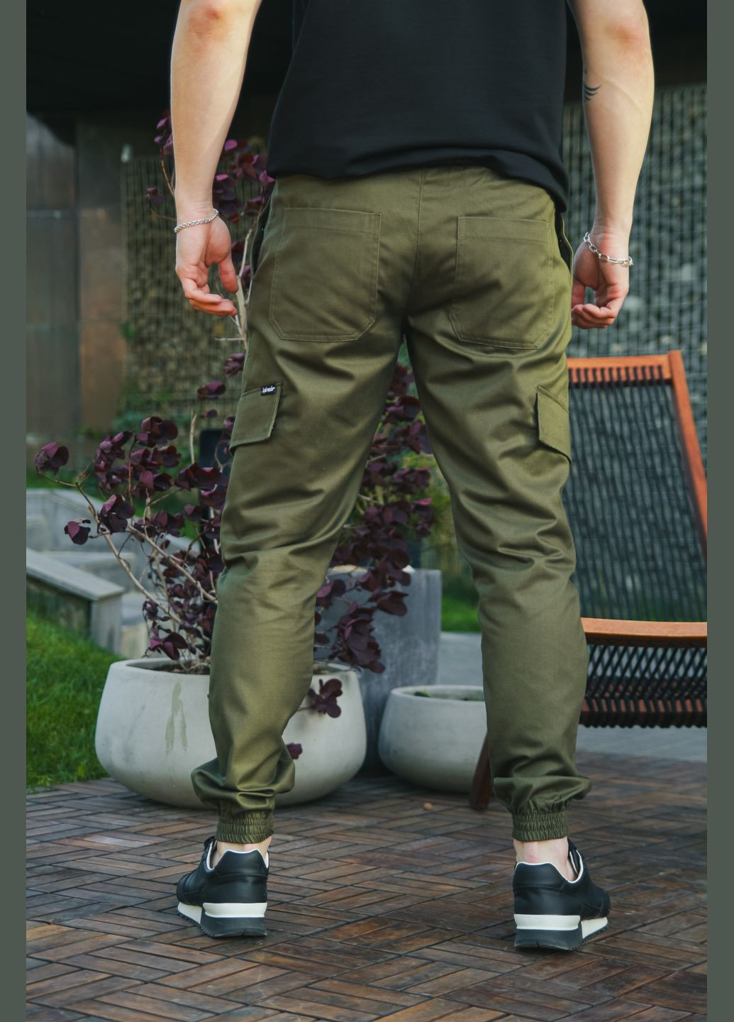 Хаки кэжуал, повседневный демисезонные брюки Intruder