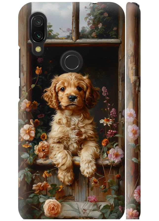 3D пластиковий матовий чохол 'Цуценя cocker spaniel' для Endorphone Xiaomi Redmi 7 (292254603)