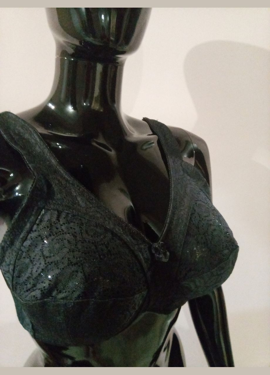 Чёрный бюстгальтер без косточек чашка d Lanny Mode без косточек