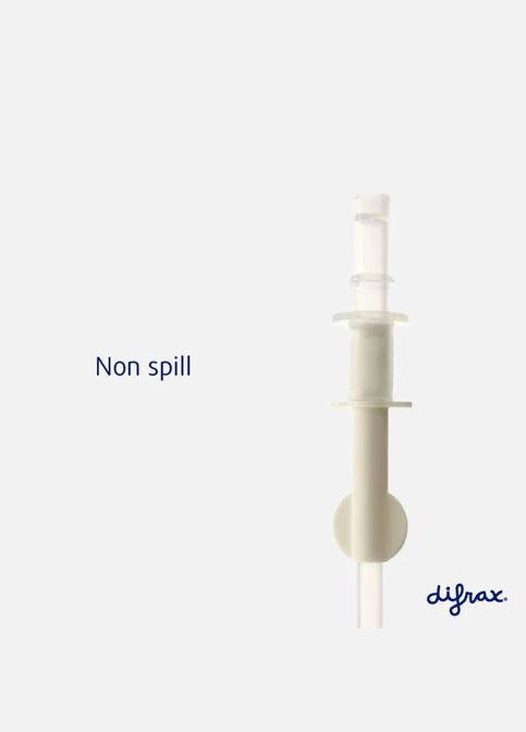 Чашка непроливайка з силіконовою соломинкою Non-Spill, 250 мл, Sage () Difrax 1010 Sage (335030043)
