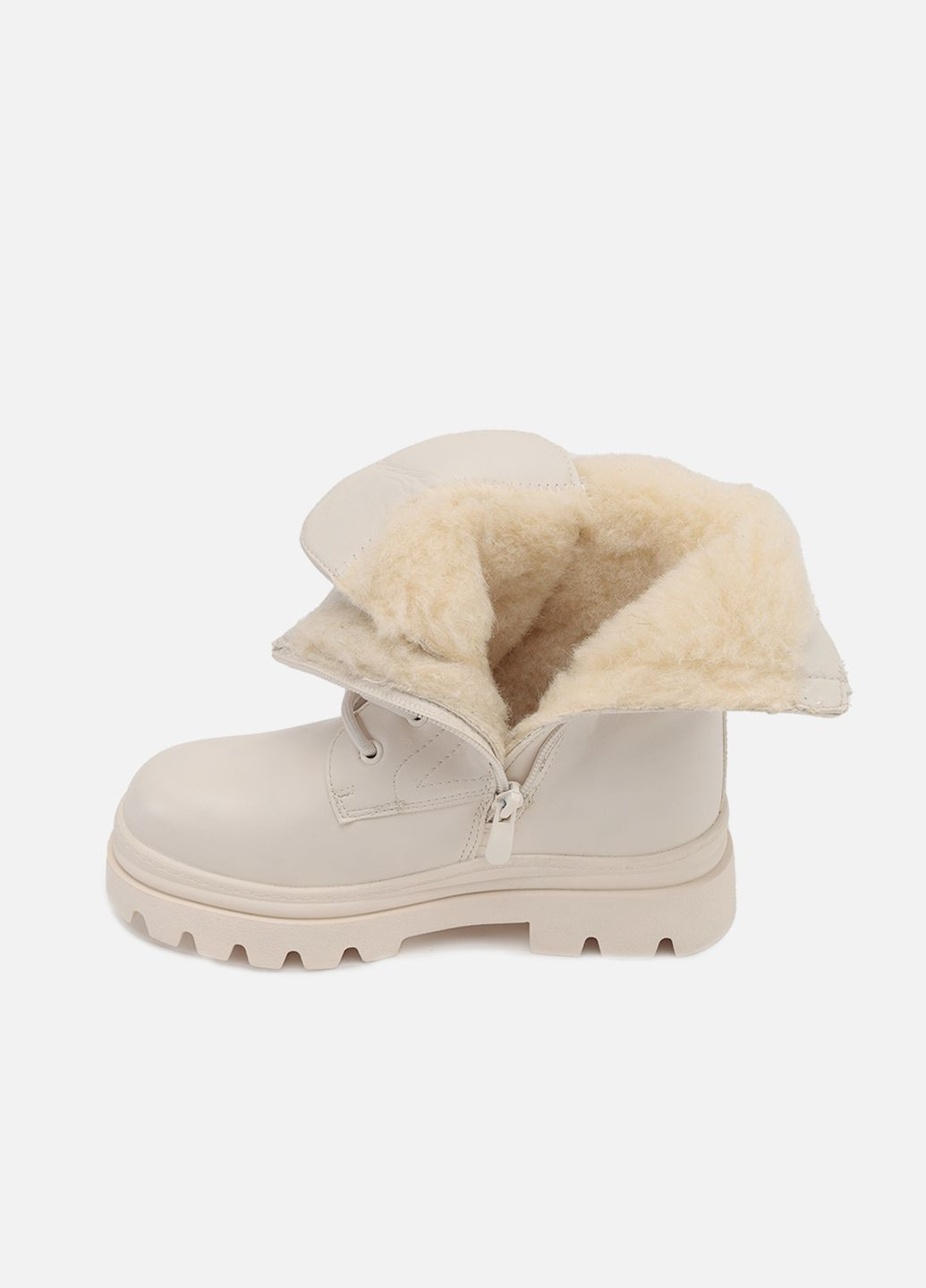 Молочные зимние ботинки для девочки цвет молочный цб-00258979 Buddy Sheep