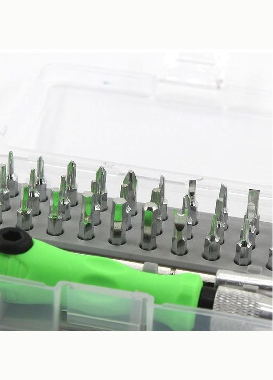 Набір прецизійних викруток для електроніки телефонів ноутбуків 32 в 1 з подовжувачем у кейсі (R050776) No Brand (330779016)