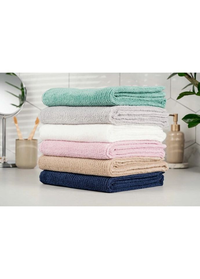 Полотенце махровое Air ART-2130-NW 50х30 см белое Ardesto комбинированный