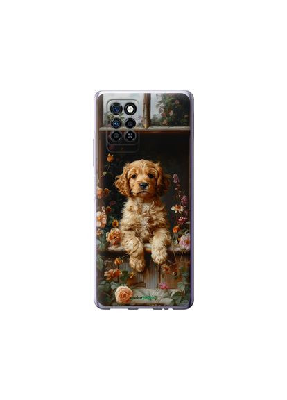 Чехол на Infinix Note 10 Pro Щенок cocker spaniel "6136u-2709-2448" Endorphone (363822567)