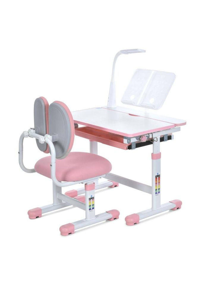 Парта учнівська M 6136-8 підставка для книги, лампа No Brand (362570556)