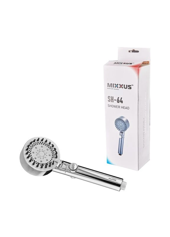 Лійка для душу 5 функцій (Колір хром) (MI8302) Mixxus SH-64 (402795597)